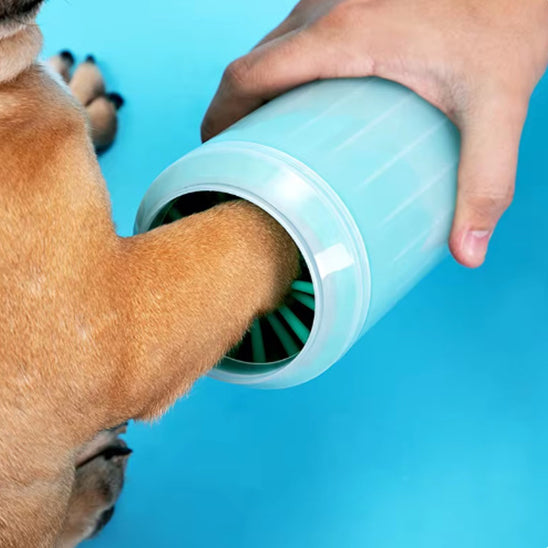 Lave patte chien
