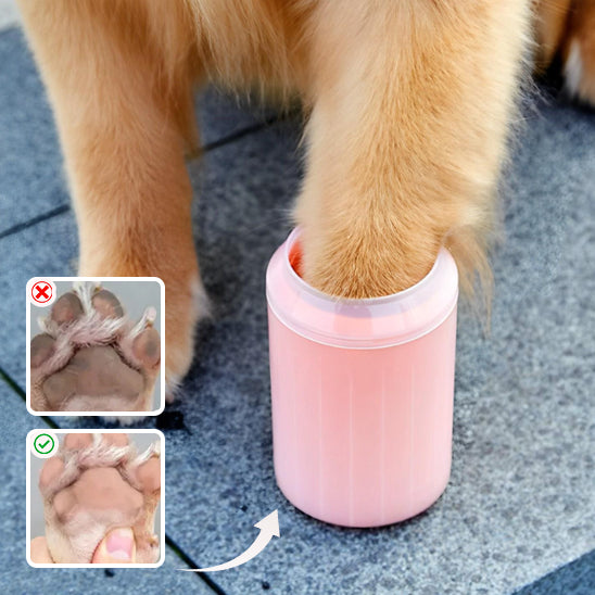 Lave patte chien